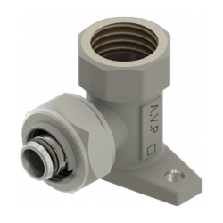 مشخصات، قیمت و خرید اتصالات آویژه پایپ   Avizhe pipe مدل زانو صفحه دار توپیچ کوپلی