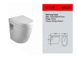 مشخصات، قیمت و خرید توالت فرنگی تنسر مدل VS 13208 wall hung